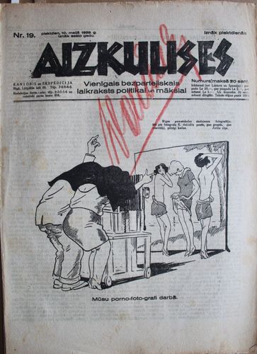 Aizkulises.  1929 g. Nr. 19