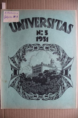 Universitas 1931 g. Nr.5