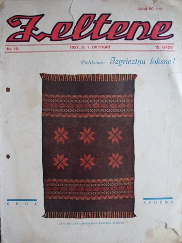 Zeltene. 1937  g. Nr. 19