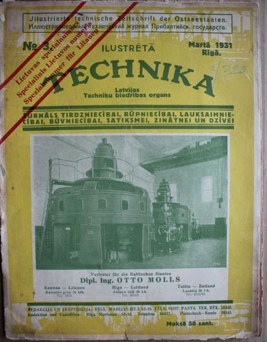 Ilustrētā Technika.  1931g.  Nr.3