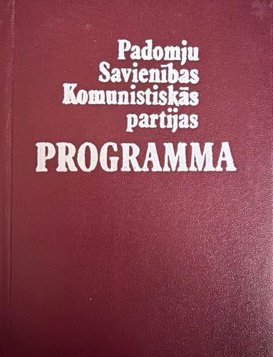 Padomju Savienības Komunistiskās partijas programma