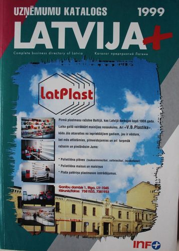 Uzņēmumu katalogs  Latvija + 1999
