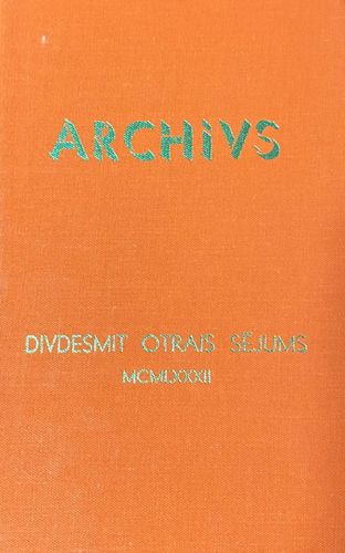 Archivs XXII