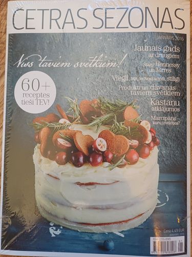 ČETRAS SEZONAS /2016.g. janv.+ pielikums