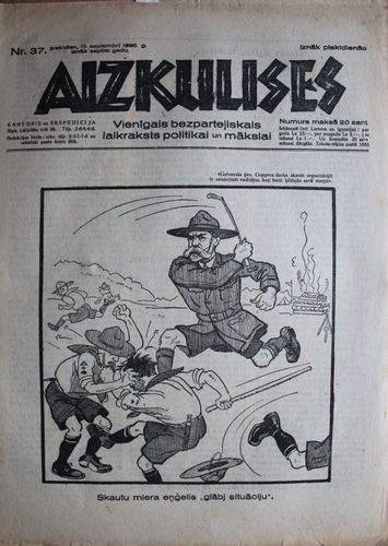 Aizkulises.  1930 g. Nr.  37