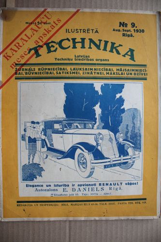 Ilustrētā Technika.  1930g.  Nr. 9.