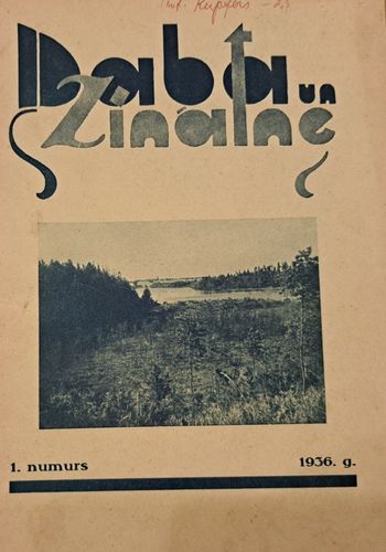 Daba un Zinātne Nr. 1 1936