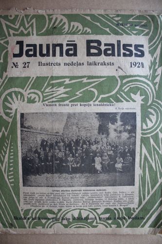 Jaunā Balss. 1924 g. Nr. 27