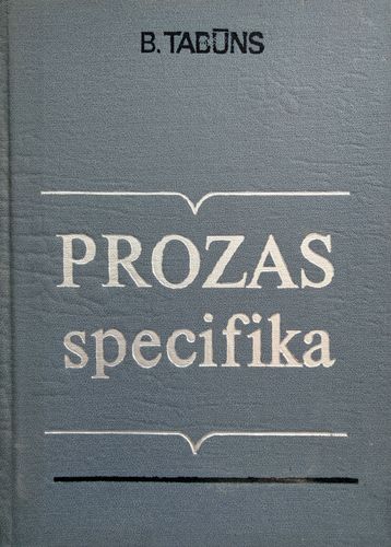 Prozas specifika