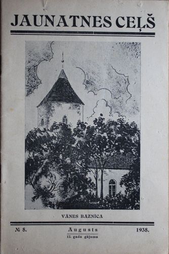 Jaunatnes Ceļš. 1938 g. Nr.8