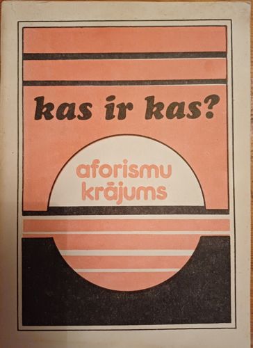 Aforismu krājums. Kas ir kas?