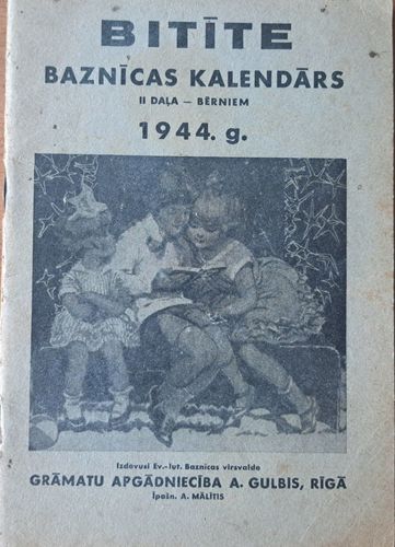 Bitīte baznīcas kalendārs 1944. gadam