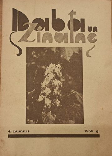 Daba un Zinātne Nr. 4 1936