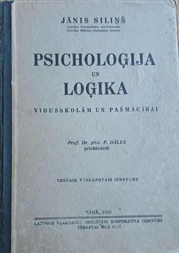 Psicholoģija un loģika vidusskolām un pašmācībai
