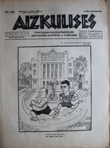 Aizkulises.  1930 g. Nr.  26