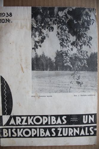 Dārzkopības un Biškopības Žurnāls. 1938 g. Nr.10