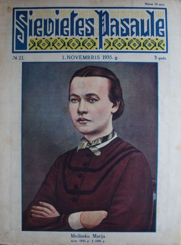Sievietes  Pasaule. 1935 g. Nr.21