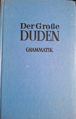 Duden. Grammatik der deutschen Gegenwartssprache