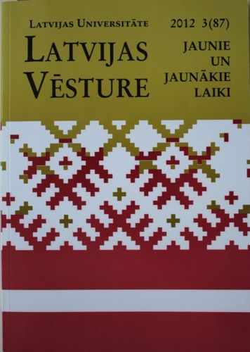 Latvijas Vēsture 2012/3 (87)