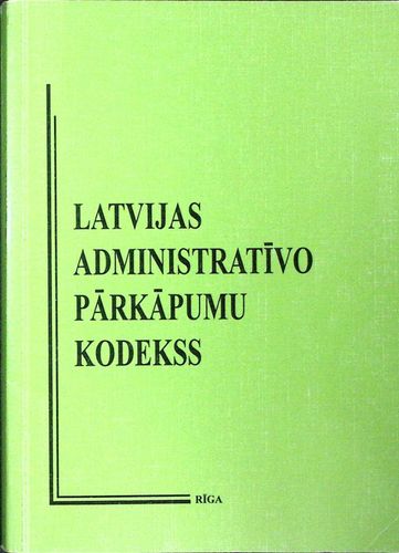 Latvijas administratīvo pārkāpumu kodekss