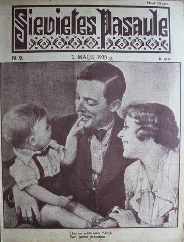 Sievietes Pasaule. 1938 g. Nr.9
