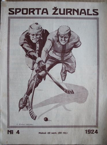Sporta Žurnāls. 1924 g.Nr. 4
