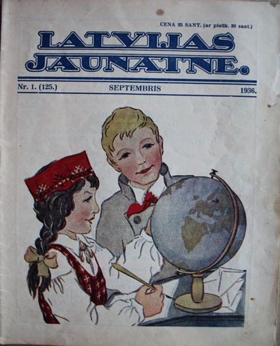 Latvijas Jaunatne. 1936 g. Nr.1(125)
