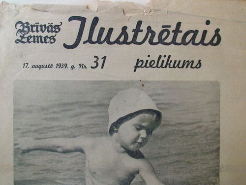 Brīvās Zemes Ilustrētais Pielikums. 1939 g. Nr.31