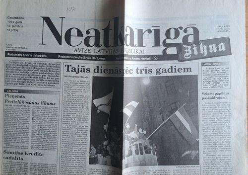 Neatkarīgā Cīņa 13/01/1994